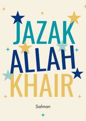 Jazak Allah Khair