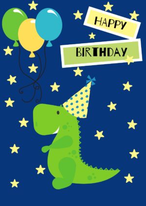Dinosaur Happy Birthday