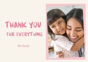 Thank you for everything