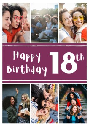 18th birthday card