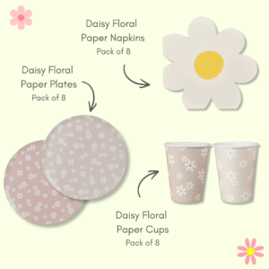 Daisy Floral Party Set