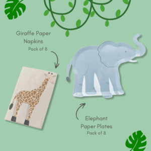 Jungle Safari Animal Party Set