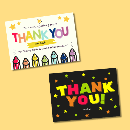 thankyou cards