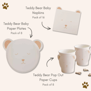 Teddy Bear Baby Party Set