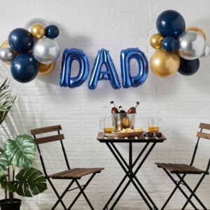 Father's Day DAD Balloon Bunting Banner