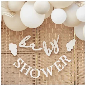 Clouds Baby Shower Bunting