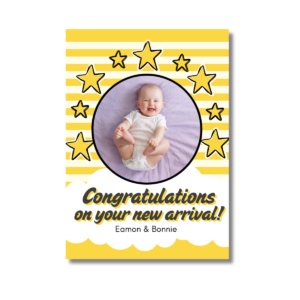 Mustard Star Congrats Parent Card