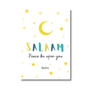 Salaam! White Star Salaam card