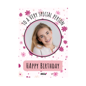 Floral Very Special Person Birthday Card