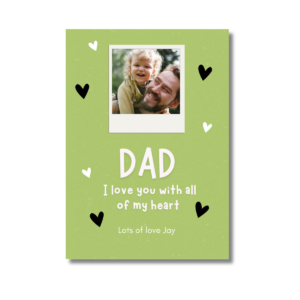 Sage Green Dad I Love You Card